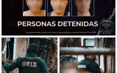 TRES PERSONAS DETENIDAS POR LA FGE EN LA SIERRA GORDA POR NARCOMENUDEO.