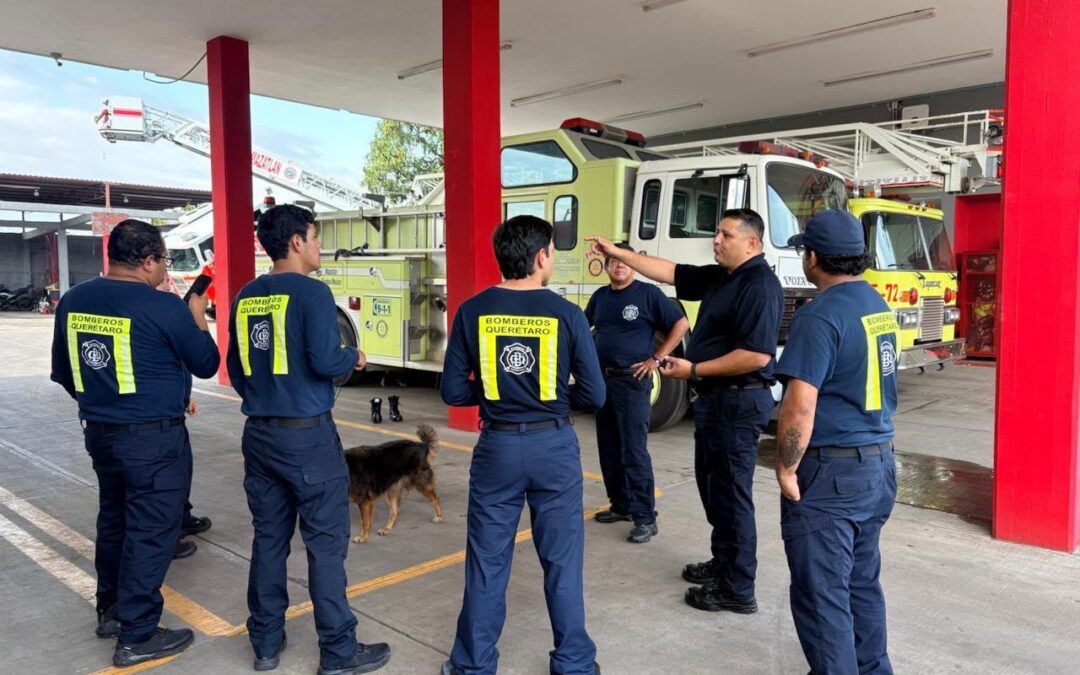 BOMBEROS DE QUERÉTARO FORTALECE SU DEPARTAMENTO DE INVESTIGACIÓN DE INCENDIOS CON CAPACITACIÓN ESPECIALIZADA.