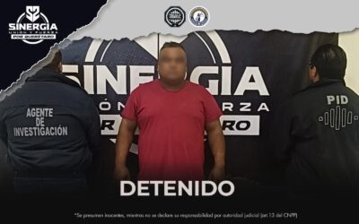 ES DETENIDO UN QUERÉTARO UN HOMBRE BUSCADO POR LAS AUTORIDADES DE GUANAJUATO.