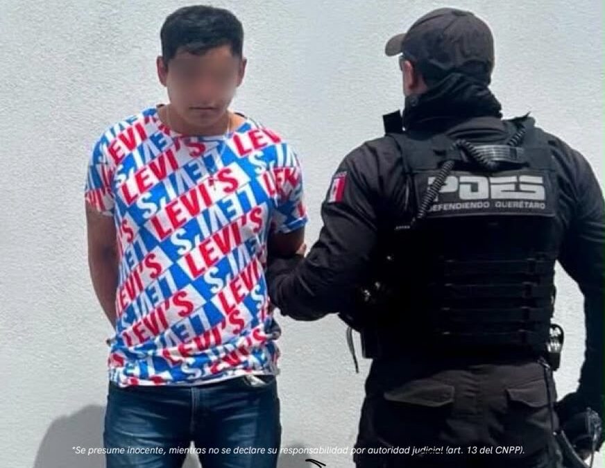 ES DETENIDO EN POSESIÓN DE UN ARMA DE FUEGO EN SAN JUAN DEL RÍO.