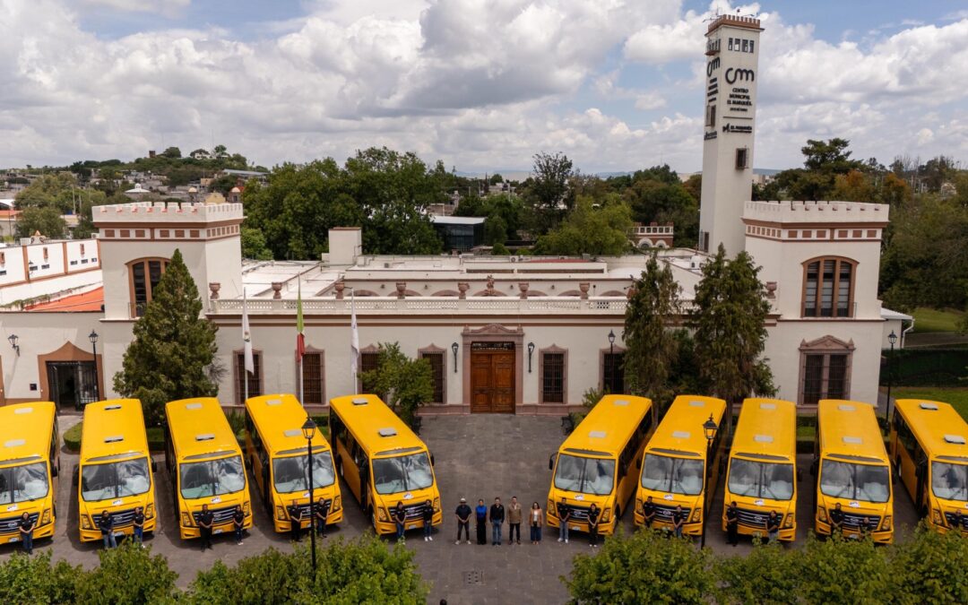 EL MARQUÉS FORTALECE EL TRANSPORTE ESCOLAR GRATUITO CON UNA INVERSIÓN DE MÁS DE 31 MILLONES DE PESOS.