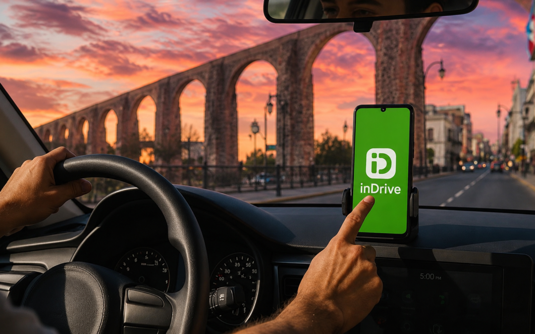LA PLATAFORMA “INDRIVE” INICIA SU PROCESO ANTE LA AMEQ PARA PODER OPERAR EN QUERÉTARO.