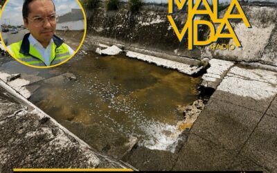 SE GENERA SOCAVÓN AL INTERIOR DEL DREN PLUVIAL DE AVENIDA CANDILES, LOS TRABAJOS PARA SU REPARACIÓN INICIARÁN HOY MISMO.