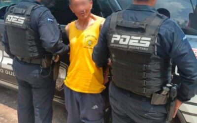 SUJETO ES DETENIDO POR GOLPEAR A SU MAMÁ.