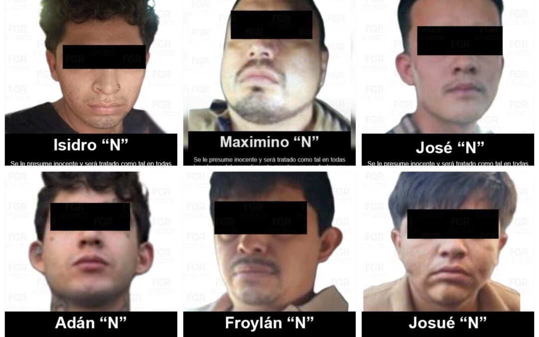 POR ACOPIO DE ARMAS DE FUEGO, LA FGR LLEVÓ A PROCESO PENAL A SIETE PERSONAS DETENIDAS EN QUERÉTARO.