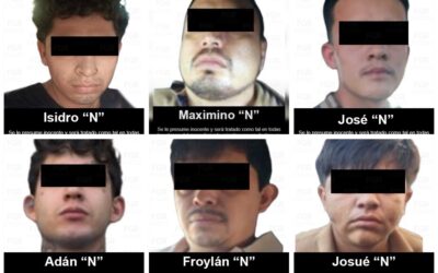 POR ACOPIO DE ARMAS DE FUEGO, LA FGR LLEVÓ A PROCESO PENAL A SIETE PERSONAS DETENIDAS EN QUERÉTARO.