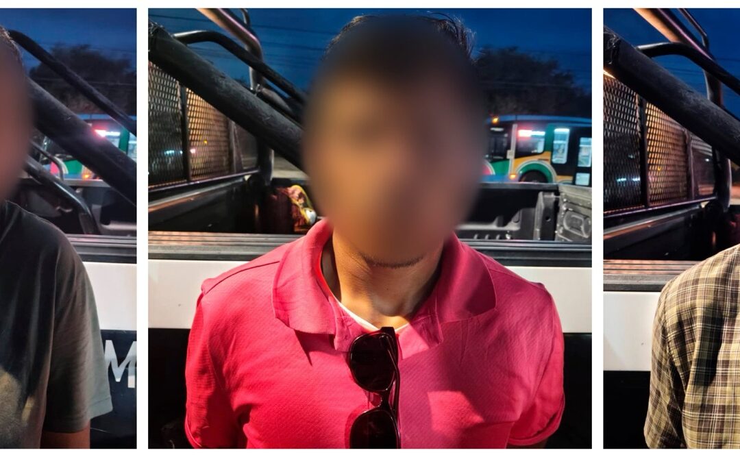 TRES PERSONAS DETENIDAS DURANTE EL OPERATIVO DE SEGURIDAD TRAS EL PARTIDO DE LA SELECCIÓN MEXICANA.