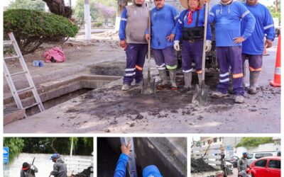 CORREGIDORA RETIRA MÁS DE 50 TONELADAS DE BASURA DE REJILLAS PLUVIALES.