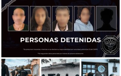 LA FGE ASEGURÓ A CINCO PERSONAS DURANTE CATEOS REALIZADOS EN EL MUNICIPIO DE QUERÉTARO.