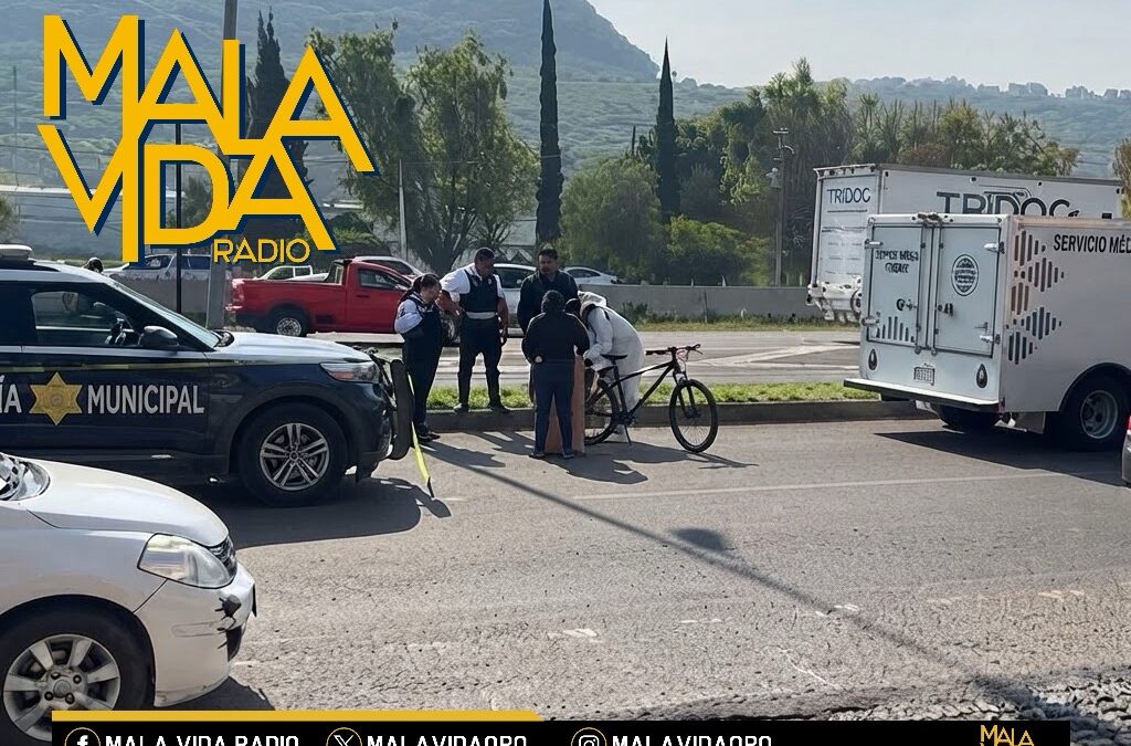 CICLISTA MUERE DE APARENTES CAUSAS NATURALES CUANDO CIRCULABA POR AVENIDA PASEO 5 DE FEBRERO.