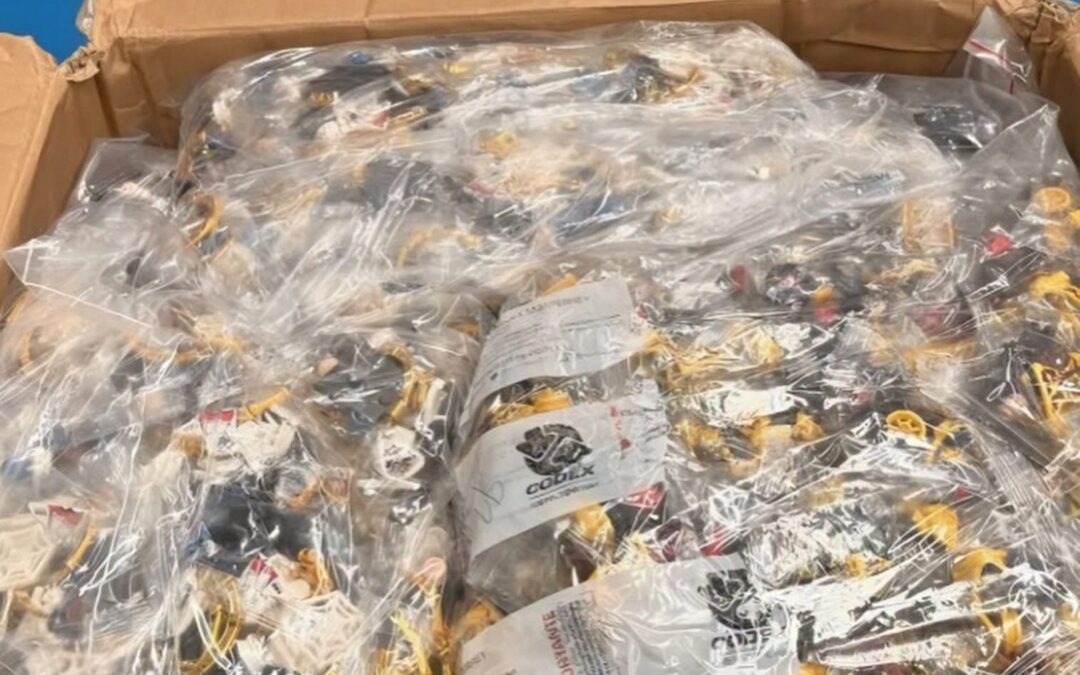 EL IMPI ASEGURÓ MÁS DE TRES MIL JUGUETES TIPO “LEGO” PRESUNTAMENTE PIRATAS EN LA ADUANA DE QUERÉTARO.