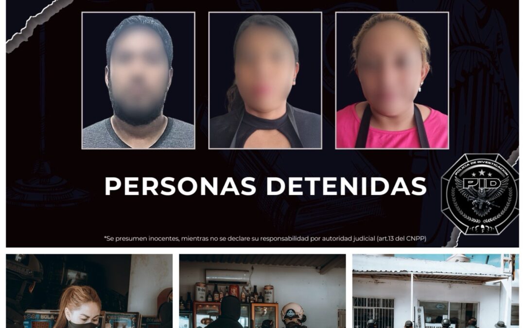 TRES PERSONAS FUERON DETENIDAS TRAS LA EJECUCIÓN DE CATEOS POR PARTE DE LA FGE EN LOS MUNICIPIOS DE EL MARQUÉS Y SAN JUAN DEL RÍO.