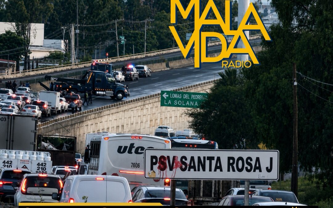 PATRULLA DE LA SSPMQ PROVOCA FUERTE CHOQUE SOBRE PASEO DE LA REPÚBLICA.