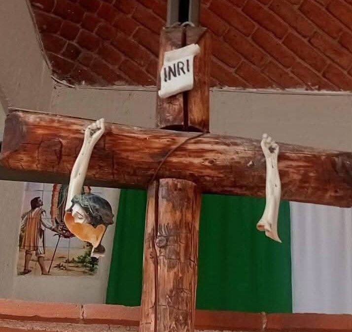 VANDALIZAN LA ERMITA DE SANTA MARÍA DEL CAMINO, EN TEQUISQUIAPAN.