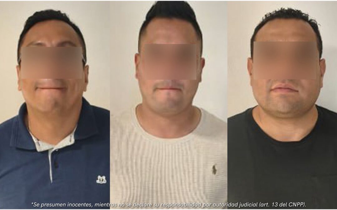 ELEMENTOS DE LA POLICÍA ESTATAL LOCALIZAN UN VEHÍCULO RELACIONADO CON UN ROBO A CASA HABITACIÓN Y DETIENEN A TRES SUJETOS.