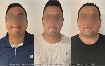 ELEMENTOS DE LA POLICÍA ESTATAL LOCALIZAN UN VEHÍCULO RELACIONADO CON UN ROBO A CASA HABITACIÓN Y DETIENEN A TRES SUJETOS.