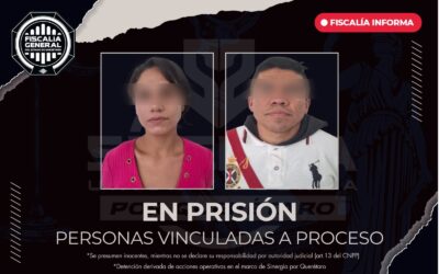 DOS PERSONAS EN PRISIÓN POR HOMICIDIO CALIFICADO EN SAN JUAN DEL RÍO.