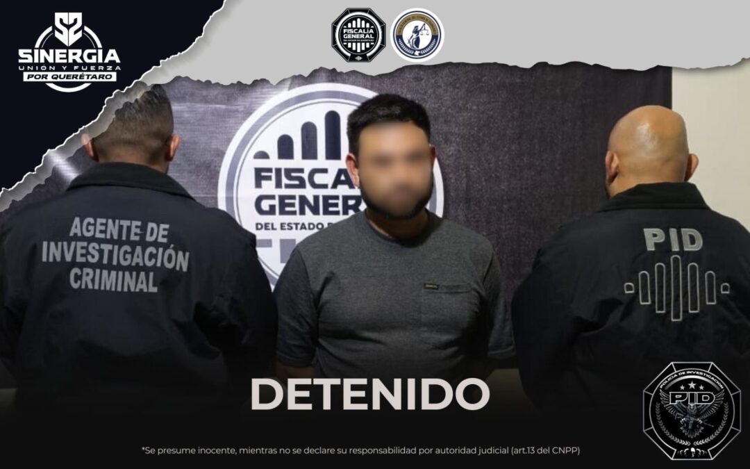 DETIENEN EN QUERÉTARO A SUJETO BUSCADO POR LAS AUTORIDADES DE GUANAJUATO.