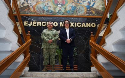 SE REÚNE EL FISCAL DEL ESTADO CON EL ENCARGADO DE LA 17ª ZONA MILITAR.