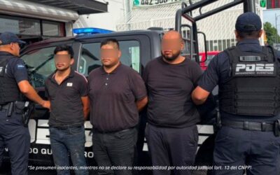 POLICÍAS ESTALES RECUPERAN UN TRACTOCAMIÓN QUE HABÍA SIDO ROBADO EN LIBRAMIENTO NORPONIENTE Y DETIENEN A TRES PERSONAS.