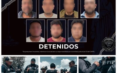 SIETE PERSONAS DETENIDAS DURANTE DILIGENCIAS DE CATEO POR PARTE DE LA FISCALÍA GENERAL DEL ESTADO.