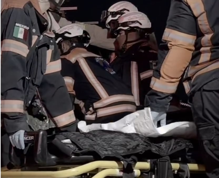 FUERTE CHOQUE SOBRE LA 57 DEJA UNA PERSONA GRAVEMENTE LESIONADA.