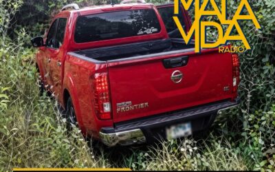 LOCALIZAN CAMIONETA ROBADA CON VIOLENCIA DURANTE LA MADRUGADA EN LANDA DE MATAMOROS.