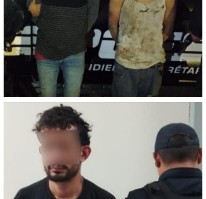 TRAS PERSECUCIÓN ELEMENTOS DE POES DETIENEN EN PEDRO ESCOBEDO A TRES PERSONAS Y ASEGURAN DOS VEHÍCULOS Y UN ARMA DE FUEGO.