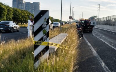 MOTOCICLISTA PIERDE LA VIDA TRAS SUFRIR ACCIDENTE SOBRE EL ÁNILLO VIAL FRAY JUNÍPERO SERRA.