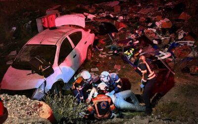 FUERTE ACCIDENTE VEHICULAR SE REGISTRÓ LA MADRUGADA DE ESTE LUNES SOBRE LA 57.