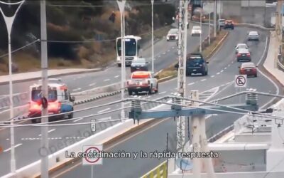 HOMBRE ES TRASLADADO AL HOSPITAL TRAS SUFRIR UNA FUERTE CAÍDA.