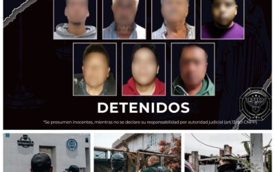 SIETE PERSONAS DETENIDAS DURANTE LA EJECUCIÓN DE DIVERSOS CATEOS POR PARTE DE LA FGE.