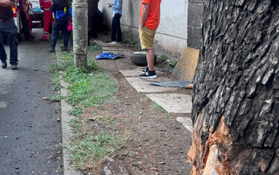 MUJER PIERDE EN CONTROL DE SU AUTO Y PROVOCA APARATOSO ACCIDENTE.