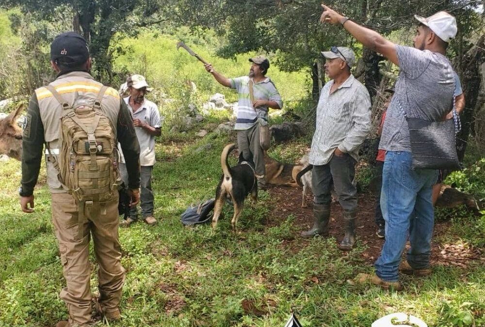 CONTINÚA LA BÚSQUEDA DE UN JOVEN REPORTADO COMO DESAPARECIDO EN EL MUNICIPIO DE PINAL DE AMOLES.