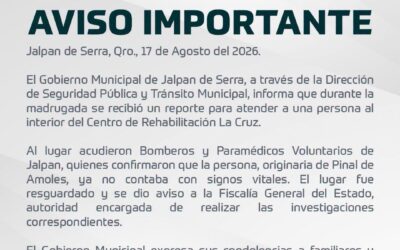HOMBRE MUERE AL INTERIOR DE UN CENTRO DE REHABILITACIÓN EN JALPAN.