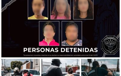 CINCO PERSONAS DETENIDAS Y DIVERSAS SUSTANCIAS TÓXICAS ASEGURADAS DURANTE CATEOS POR PARTE DE LA FGE.