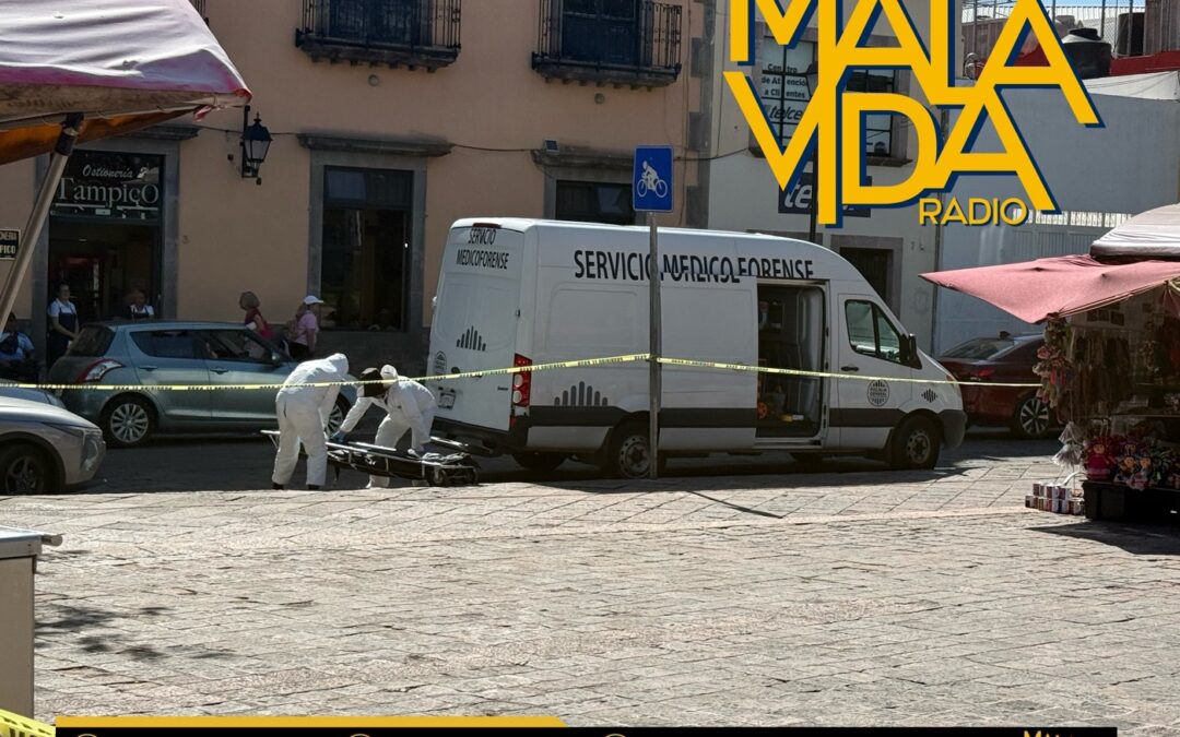 ADULTA MAYOR MUERE DE PRESUNTAS CAUSAS NATURALES EN EL JARDÍN DE LA CORREGIDORA.