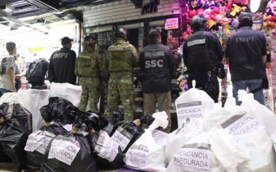 EL IMPI EJECUTA LA “OPERACIÓN LIMPIEZA” Y DECOMISA MÁS DE UN MILLÓN DE PESOS EN MERCANCÍA PIRATA EN LA CDMX.