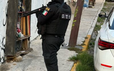 LA FGE REALIZÓ DILIGENCIAS DE CATEO EN LA COLONIA SANTA BÁRBARA, CORREGIDORA.
