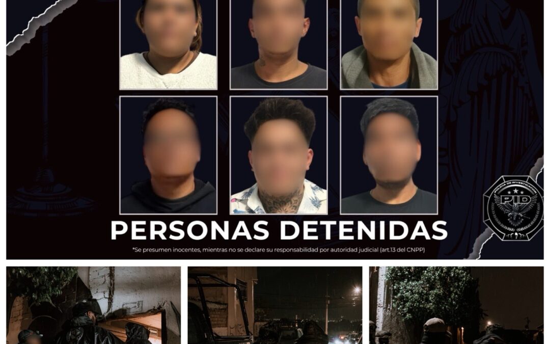 LA FGE REALIZÓ CATEO EN UN CENTRO DE REHABILITACIÓN Y ASEGURÓ A 6 PERSONAS.