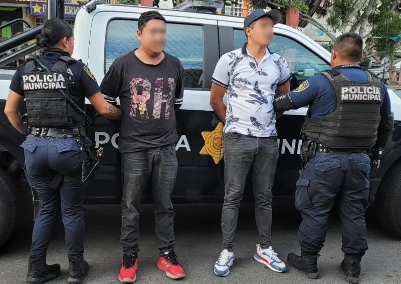 DOS DETENIDOS TRAS ROBO A INSTITUCIÓN FINANCIERA EN SATÉLITE.
