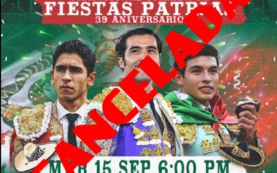 CANCELAN CORRIDA DE TOROS EN JURIQUILLA.