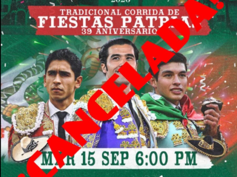 CANCELAN CORRIDA DE TOROS EN JURIQUILLA.