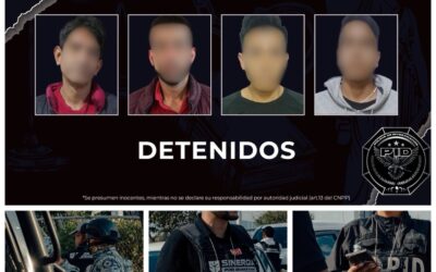 CUATRO PERSONAS DETENIDAS DURANTE CATEOS REALIZADOS POR LA FGE.
