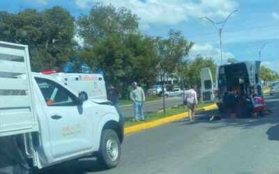 MUERE ADULTO MAYOR TRAS SER ATROPELLADO POR UNA CAMIONETA DEL GOBIERNO DE AMEALCO.