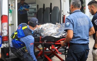 PARAMÉDICOS DEL CRUM Y DE PC APOYARON EN EL NACIMIENTO DE UN BEBÉ.