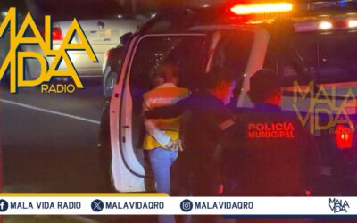 MUJER ES DETENIDA TRAS PERSECUCIÓN POLICIAL.